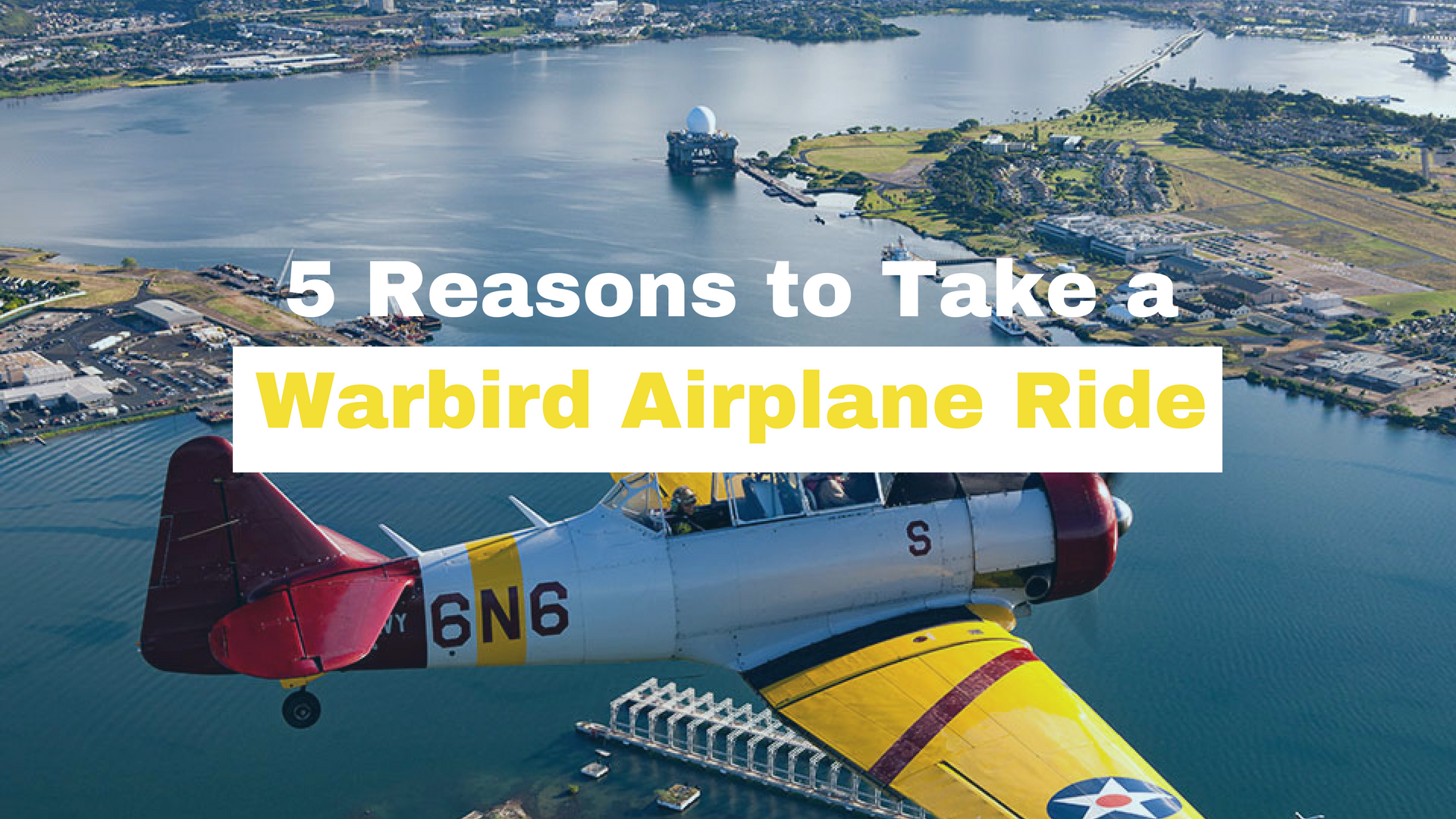 5-reasons-to-take-a-warbird-airplane-ride a small boat in a body of water