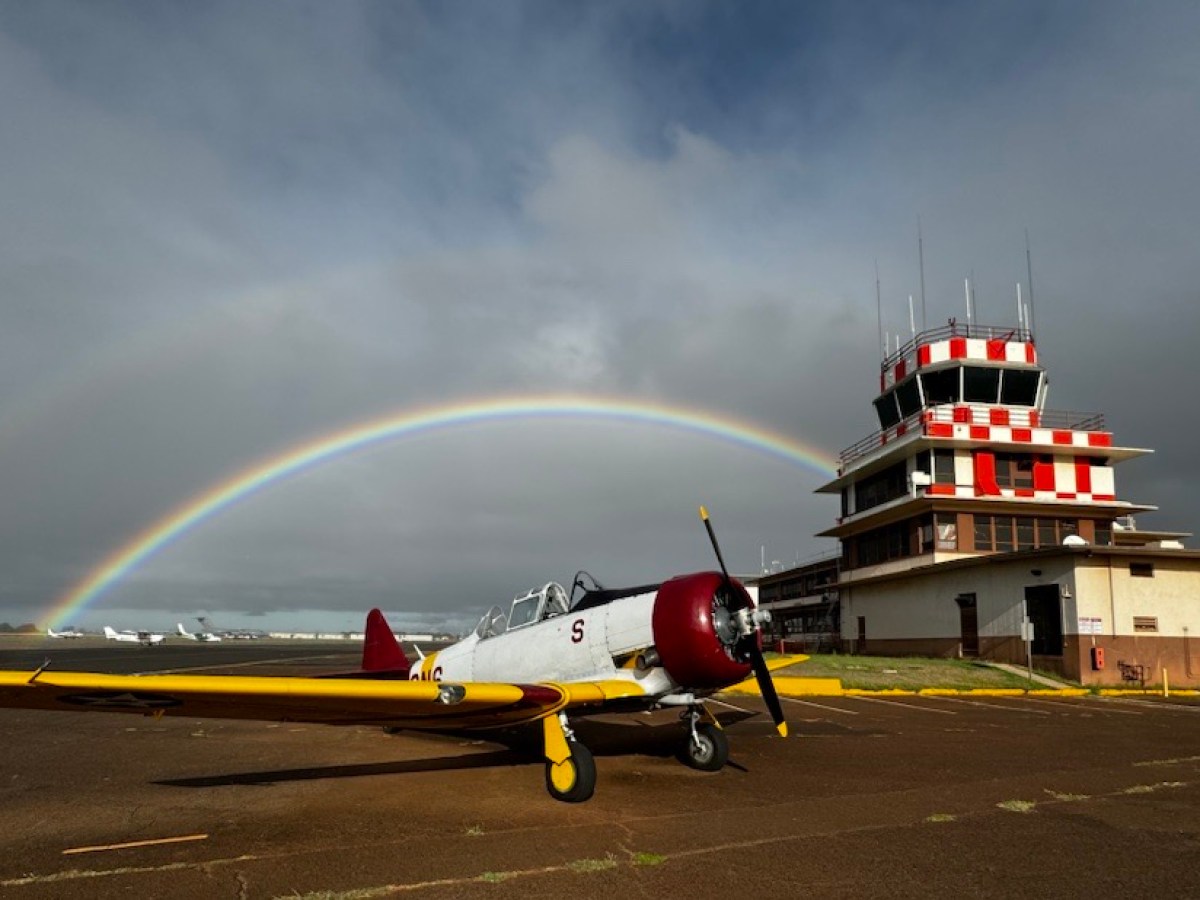 a plane sitting on top of a runway