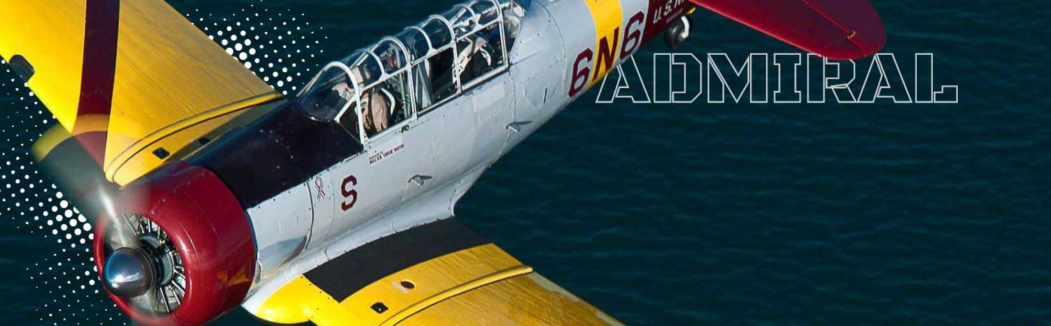 admiral’s a large air plane on a boat